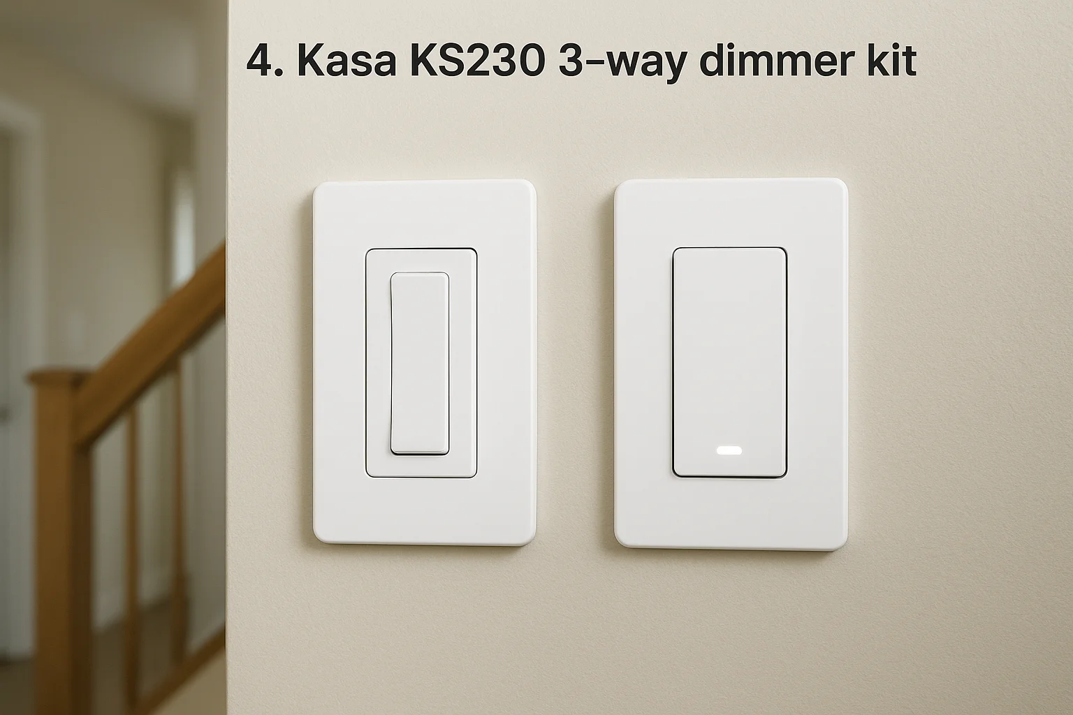 4. Kasa KS230 3-way dimmer kit