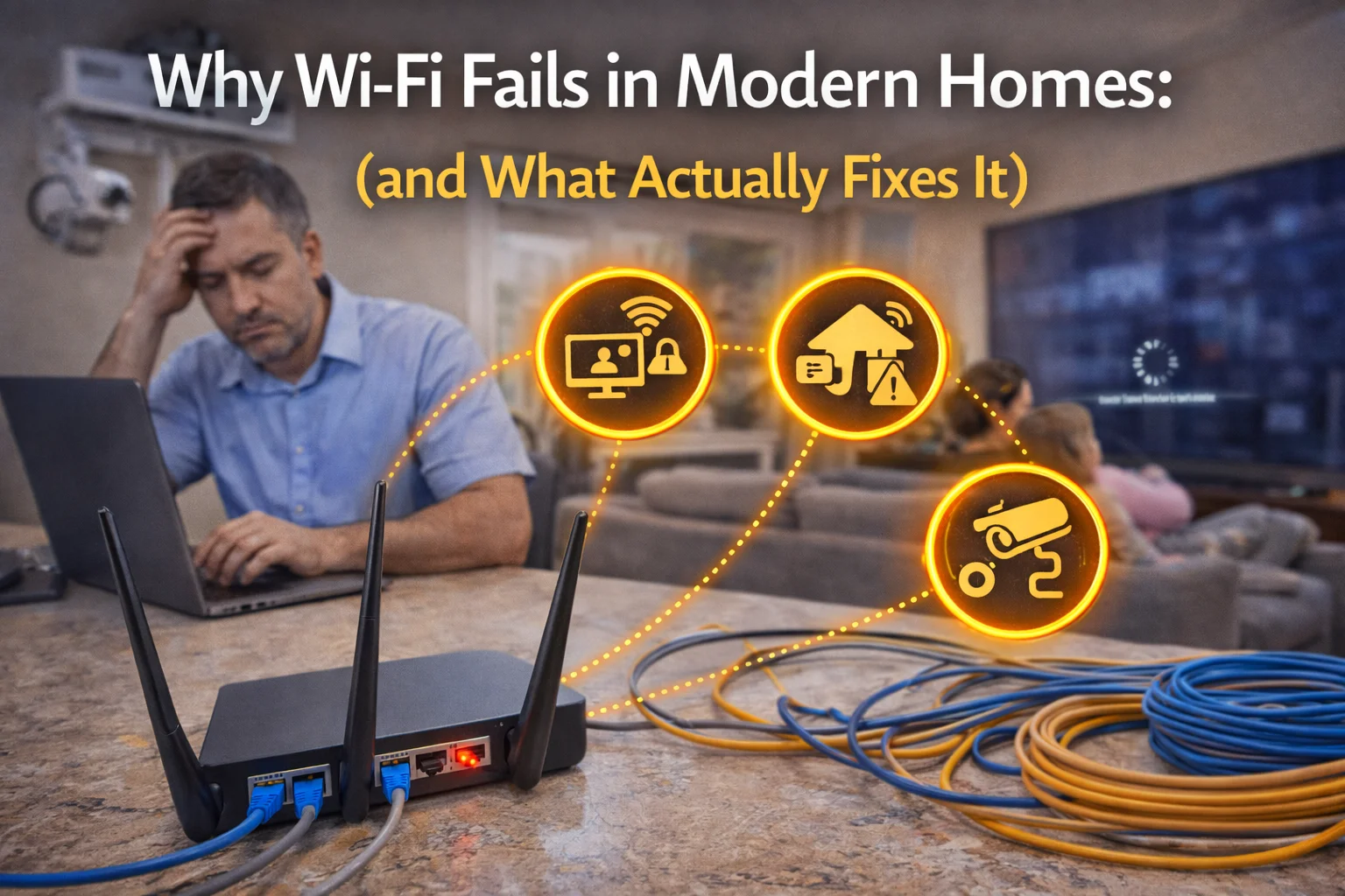Why Wi-Fi Fails in Modern Homes (and What Actually Fixes It)